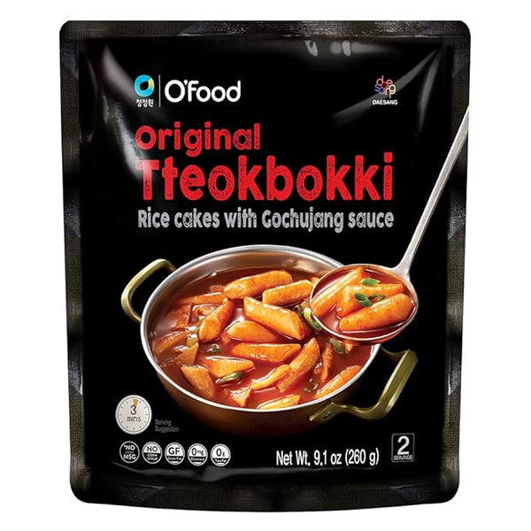 O'Food Original Tteokbokki, Gluten-Free Korean Rice Cakes