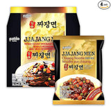 Paldo Fun & Yum Ilpoom Jjajangmen Chajang Noodle, Pack of 4, Traditional Brothless Chajang Ramen